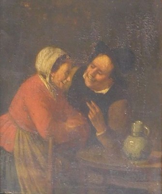 Lot 39 - Charles Venneman (1802-1875). Figures at the...