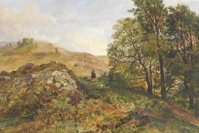 Lot 55 - Arthur Pergial (1816-1884). Shooting at Comrie,...