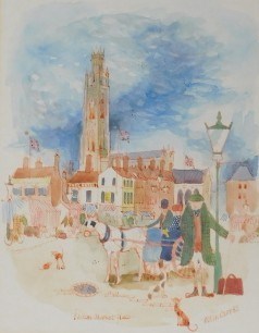Lot 64 - Colin Carr (1929-2002). Boston Market Place,...