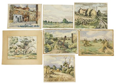 Lot 72 - Edward Eaton Brannan (1886-1957). Street scene,...