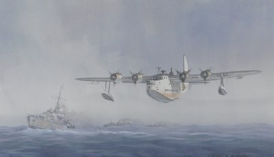 Lot 84 - Barry K Barnes (20thC). Battle of the Atlantic...
