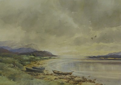 Lot 133 - William Simson Clowe (20thC). Scottish loch...