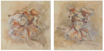 Lot 176 - Joy Kirton-Smith (20thC). Harlequin, artist...