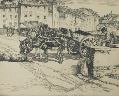 Lot 174 - Edgar Owen Jennings (1899-?). Sand cast, Siena,...
