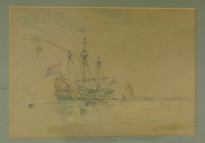 Lot 198 - Auguste Ballin (1842-1885). Fitting out a Man...