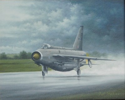 Lot 206 - Neil Hipkiss (20thC). Lightning (Binbrook),...