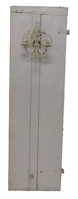 Lot 807 - A 19thC Continental cream painted door,...