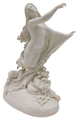 Lot 7 - A Victorian Copeland Parian figure of The...