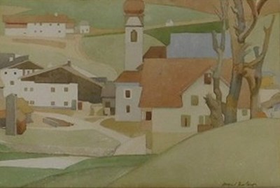 Lot 99 - Averil Mary Burleigh (1883-1949). Village...