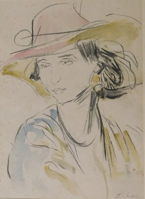 Lot 111 - Augustus Edwin John (1878-1961). Portrait of a...