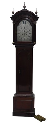 Lot 21 - A George III mahogany longcase clock, by...