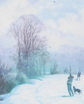 Lot 253 - John Trickett (b.1952). High shot from the peg,...