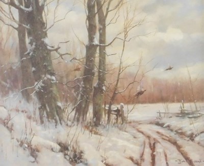 Lot 255 - John Trickett (b.1952). Pheasants flushed from...