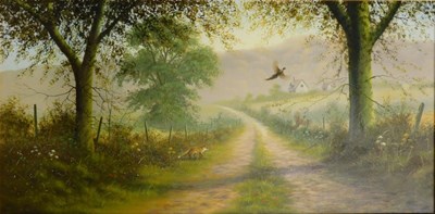 Lot 236 - David Waller (b.1945). The Young Vixen, oil on...