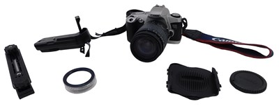 Lot 344 - A Canon EOS 500N camera, with Sigma Zoom...