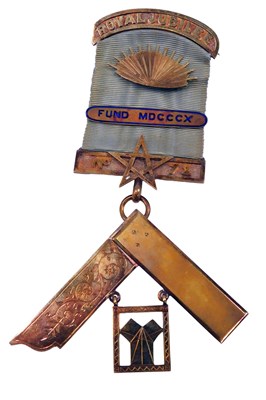 Lot 16 - Masonic Interest. An 18ct gold Royal Jubilee...