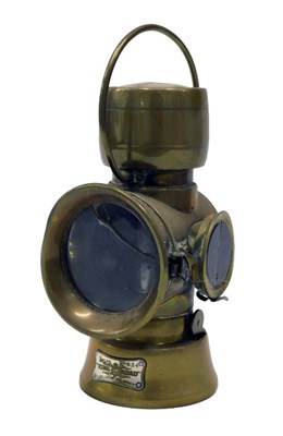Lot 110 - A 20thC King's Road Lucas brass back light or...