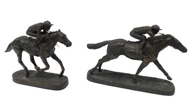 Lot 124 - After John Skeaping. Two figures of race...