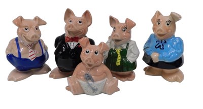 Lot 129 - Various NatWest pigs, to include Maxwell, 17cm...