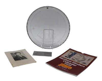 Lot 159 - Various Matthew Flinders related glassware and...
