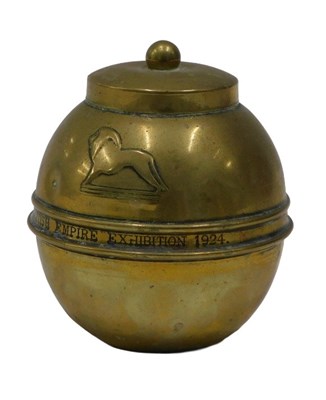 Lot 162 - A British Empire Exhibition 1924 Lipton brass...