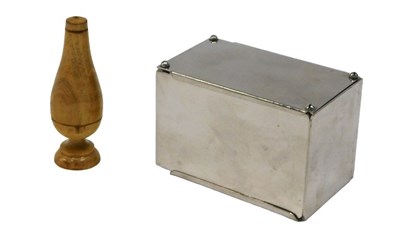 Lot 169 - Two Vintage tricks, a treen magic disappearing...