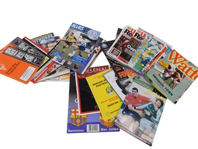 Lot 177 - Football programmes, to include Manchester...