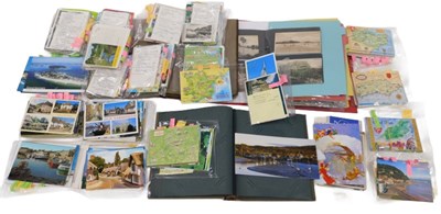 Lot 202 - Various postcards, GB and others, used,...