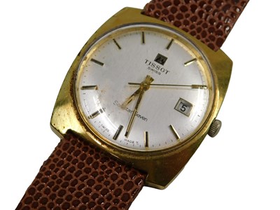 Lot 327 - A Tissot Seastar 7 gent's wristwatch, in a...