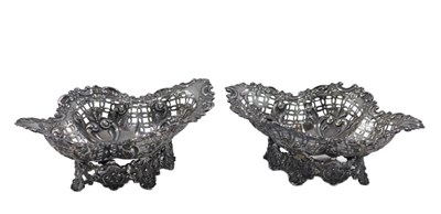 Lot 280 - A pair of Victorian silver dishes, by James...