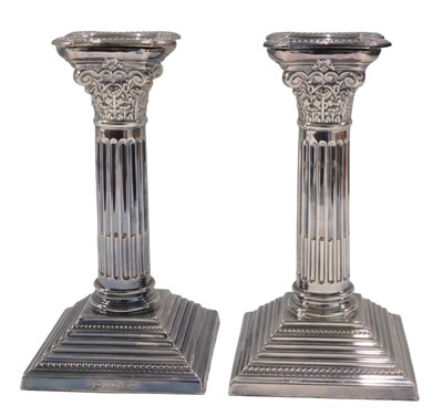 Lot 285 - A pair of Elizabeth II sterling silver...