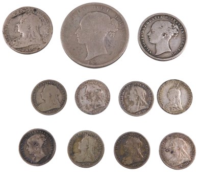 Lot 439 - Various coins, GB Victorian low-denomination,...