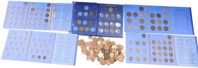 Lot 448 - Various coins, sets to include British Pennies...