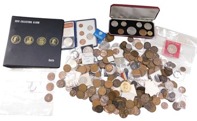Lot 449 - Various coins, Elizabeth II cased coin set,...