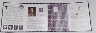 Lot 336 - A silver penny black stamp ingot collection...