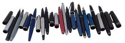 Lot 338 - Fountain pens, various Parker and others. (a...