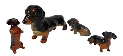 Lot 489 - Various Beswick and other Dachshund...
