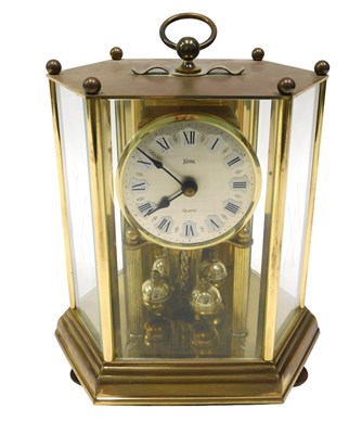 Lot 492 - A Koma quartz anniversary clock, with 9cm...