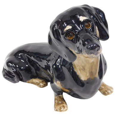 Lot 493 - A 20thC Winstanley pottery fireside style...