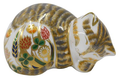 Lot 498 - A Royal Crown Derby paperweight figure Cottage...