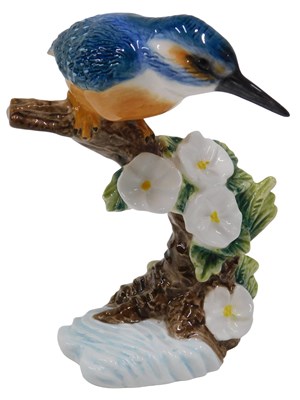 Lot 505 - A Beswick figure group kingfisher on bough,...