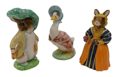 Lot 506 - A Royal Albert Beatrix Potter figure Jemima...