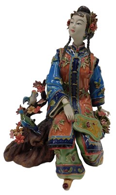 Lot 512 - A 20thC Japanese Taisho style figure of a...
