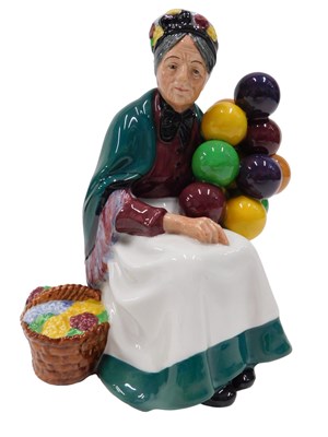 Lot 513 - A Royal Doulton figure The Old Balloon...