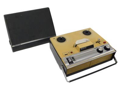 Lot 198 - A Sanyo ALC tape recorder, MR-701, with fitted...