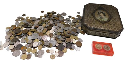 Lot 400 - Various world coins, low denomination, mainly...