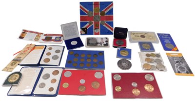 Lot 404 - Various GB coin sets, first decimal coin set,...
