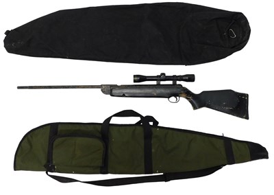 Lot 406 - A Webley & Scott .22 air rifle, with...
