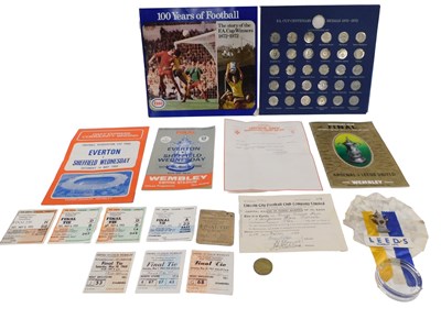 Lot 413 - Various football-related ephemera, FA Cup...