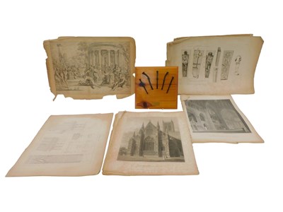 Lot 541 - A set of five roof nails from Lincoln...
